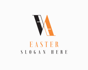 Letter Wg - Elegant Professional Business Letter VA logo design