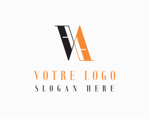 Accountant - Elegant Professional Business Letter VA logo design