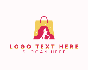 Beauty - Beauty Cosmetics Shopping Bag logo design