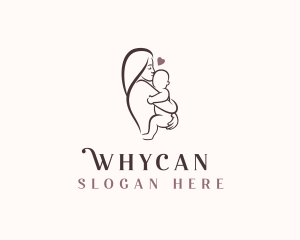 Adoption - Parenting Infant Childcare logo design