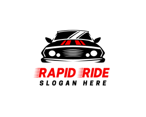 Retro Car Vehicle logo design