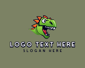 Dinosaur Predator Monster logo design