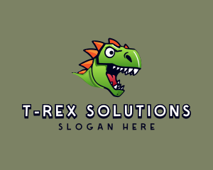 Tyrannosaurus - Dinosaur Predator Monster logo design