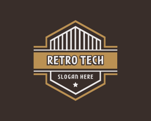 Hipster Retro Business logo design