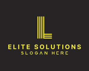 Business - Business Yellow Lettermark logo design