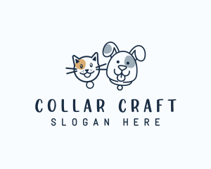 Dog Cat Pet Adoption logo design