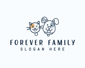 Adoption - Dog Cat Pet Adoption logo design