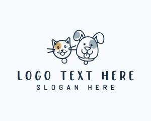 Pet - Dog Cat Pet Adoption logo design