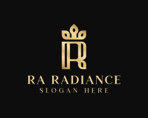 Luxury Elegant Letter R logo design