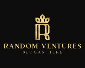 Luxury Elegant Letter R logo design