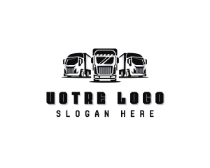 Trucking Transport Logistics Logo