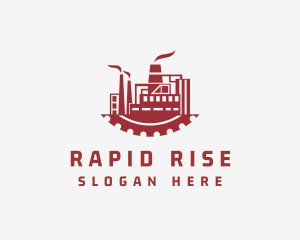 Factory Building Construction logo design