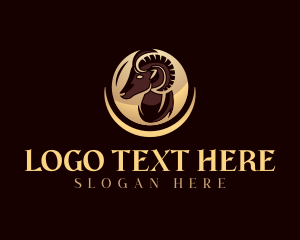 Ram - Premium Ram Goat logo design