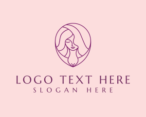 Hair - Minimalist Hair Stylist Salon logo design