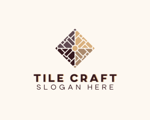 Tile - Flooring Pavement Tile logo design