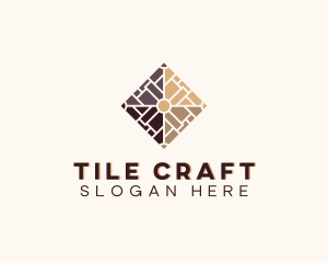 Flooring Pavement Tile logo design