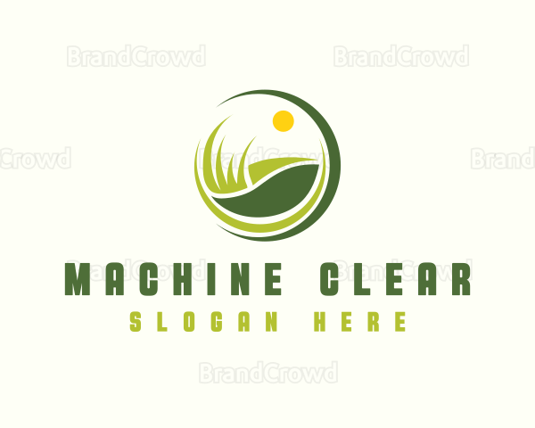 Landscaping Grass Lawn Logo