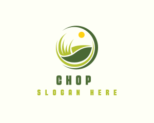 Landscaping Grass Lawn Logo