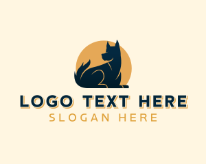 Animal Dog Puppy logo design