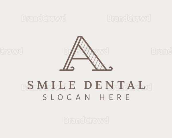 Traditional Serif Business Letter A Logo
