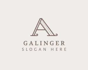 Ecommerce - Traditional Serif Business Letter A logo design