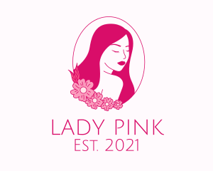 Floral Lady Salon logo design