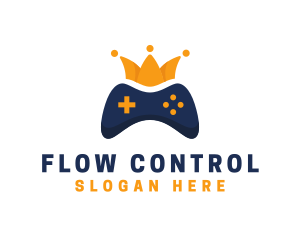 Controller Crown Gaming logo design