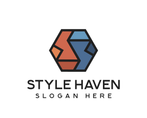 Block - Geometric Hexagon Puzzle logo design
