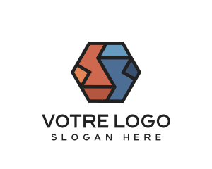 Competition - Geometric Hexagon Puzzle logo design