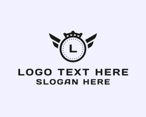 Blogger - Shield Crown Ring logo design