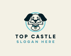 Groomer - Puppy Dog Bone logo design