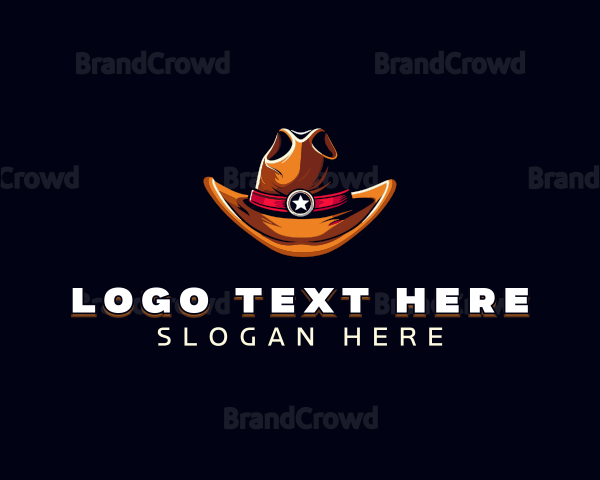 Sheriff Cowboy Hat Logo