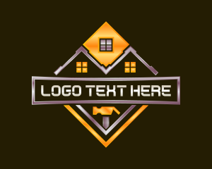 Tool - Hammer Construction Roofing logo design