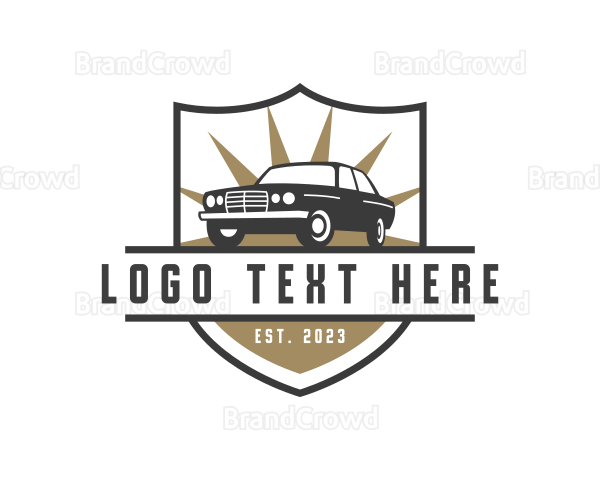 Luxury Car Garage Logo