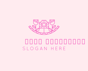 Pink Flower Photography logo design