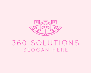 Pink Flower Photography logo design