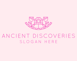 Pink Flower Photography logo design