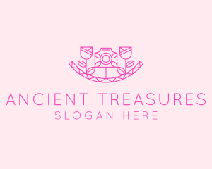 Pink Flower Photography logo design