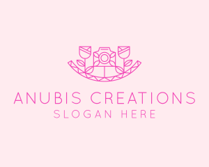 Pink Flower Photography logo design