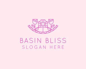 Pink Flower Photography logo design