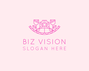 Pink Flower Photography logo design