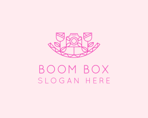 Pink Flower Photography logo design