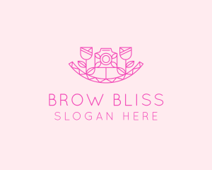 Pink Flower Photography logo design