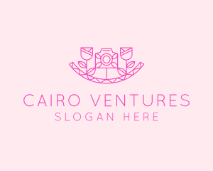 Pink Flower Photography logo design