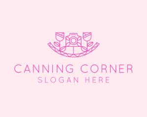 Pink Flower Photography logo design