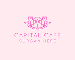 Pink Flower Photography logo design