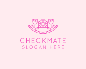 Pink Flower Photography logo design