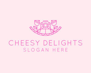 Pink Flower Photography logo design