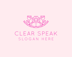 Pink Flower Photography logo design