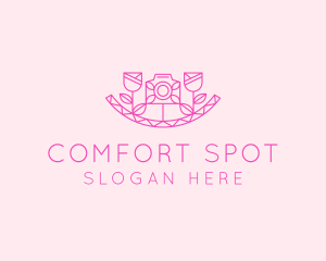 Pink Flower Photography logo design